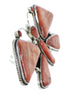 Large Statement Butterfly Oyster Shell Ring Size 7-3/4 PS72892
